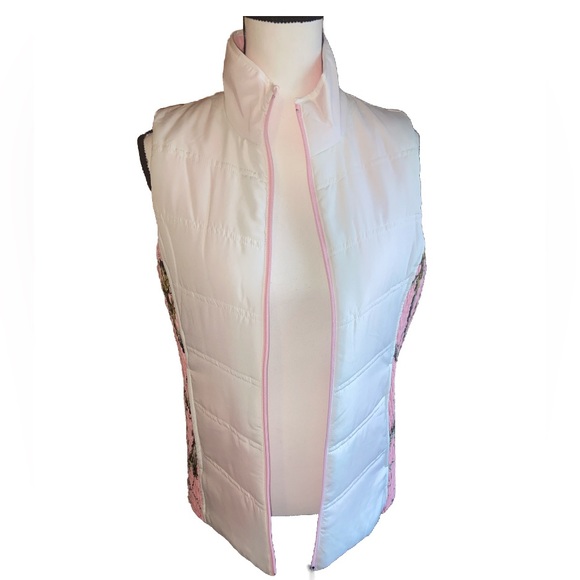 NEW Northcrest Realtree White & Pink Camouflage Lightweight Vest Womens Small - Picture 6 of 9